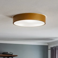 Plafondlamp Cleo 400, IP54, Ø 40 cm goud