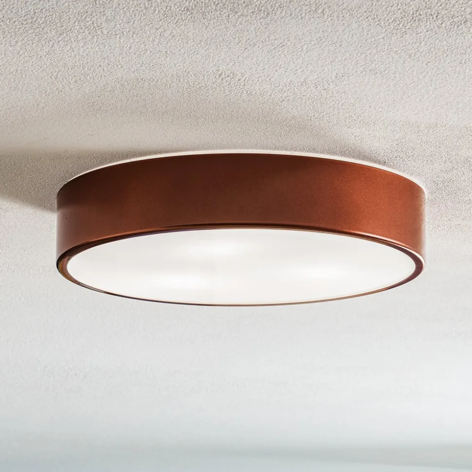 Plafondlamp Cleo 400, IP54, Ø 40 cm koper