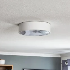 Plafondlamp Cleo 300, IP54, Ø 30 cm wit