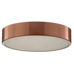 Plafondlamp Cleo 400, koper, sensor, IP20, Ø 40 cm, metaal