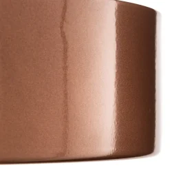 Plafondlamp Cleo 400, koper, sensor, IP20, Ø 40 cm, metaal