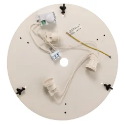 Plafondlamp Cleo 400, wit, sensor, IP20, Ø 40 cm, metaal