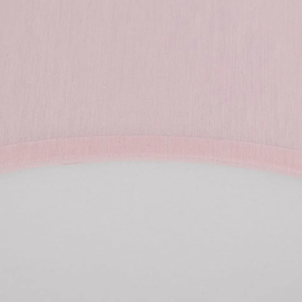 Plafondlamp Cloud, roze, 43 cm lang, textiel, wolk, E27