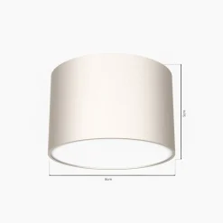 Plafondlamp Cloudy 1-lamp wit