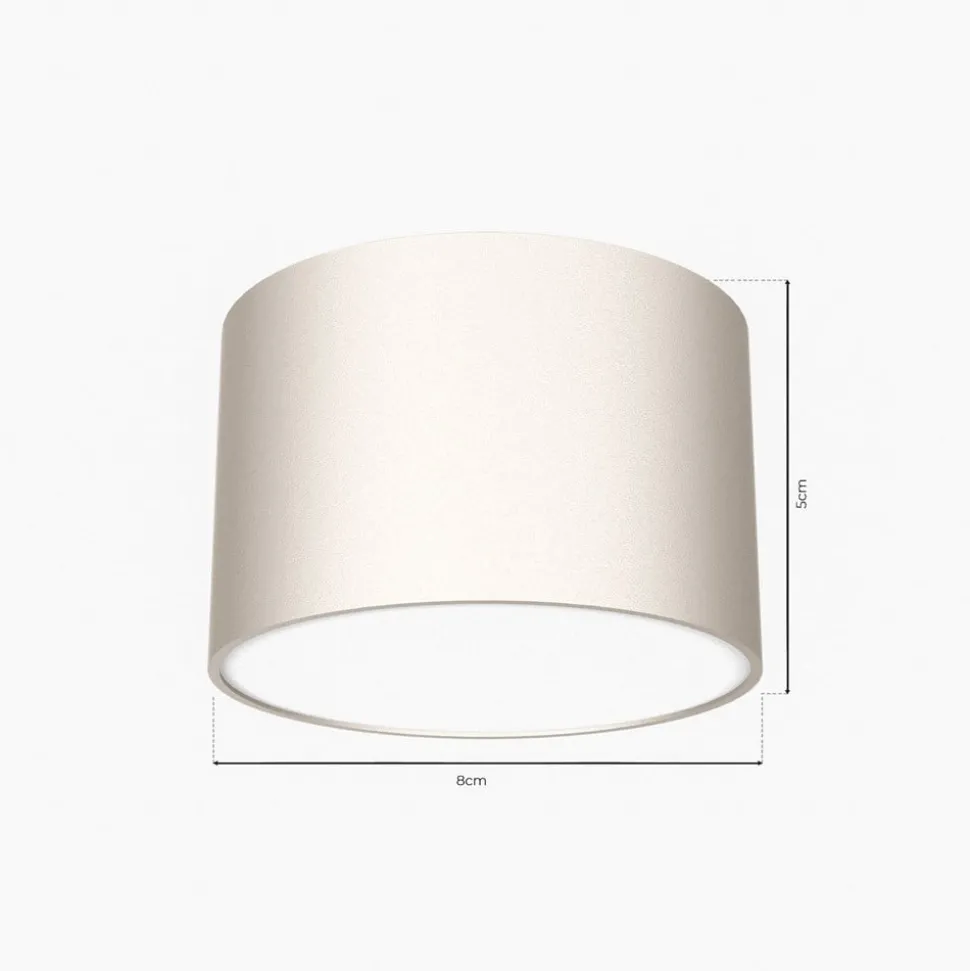 Plafondlamp Cloudy 1-lamp wit
