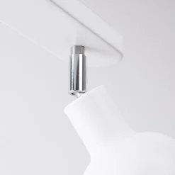 Plafondlamp Elba, 34 cm, 2-lamps, wit, metaal, E27