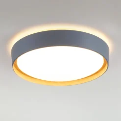 Plafondlamp Emilia, drievoudig dimbaar, grijs