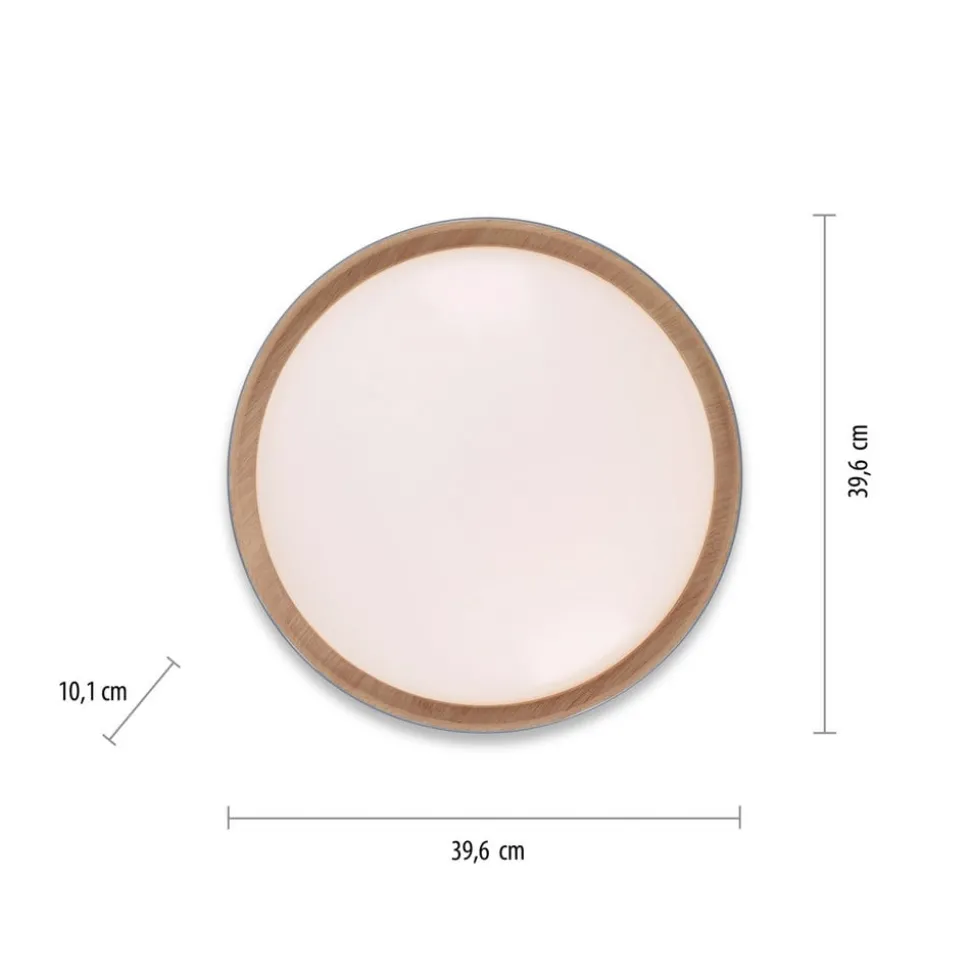 Plafondlamp Emilia, drievoudig dimbaar, grijs