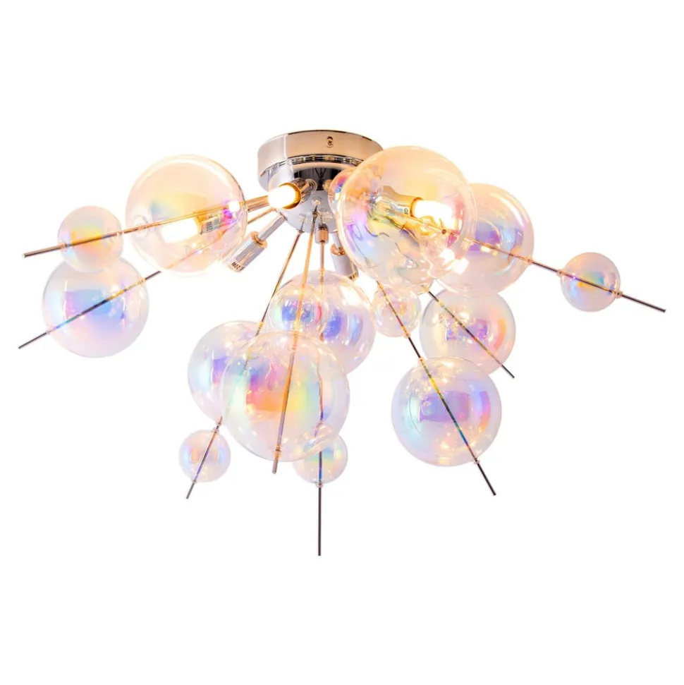 Plafondlamp Explosion van glas, 6-lamps