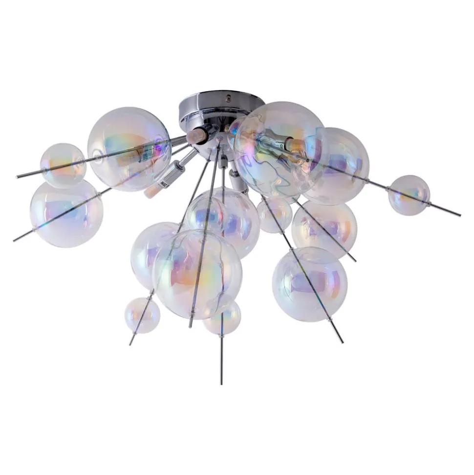 Plafondlamp Explosion van glas, 6-lamps