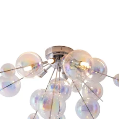 Plafondlamp Explosion van glas, 6-lamps