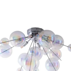 Plafondlamp Explosion van glas, 6-lamps