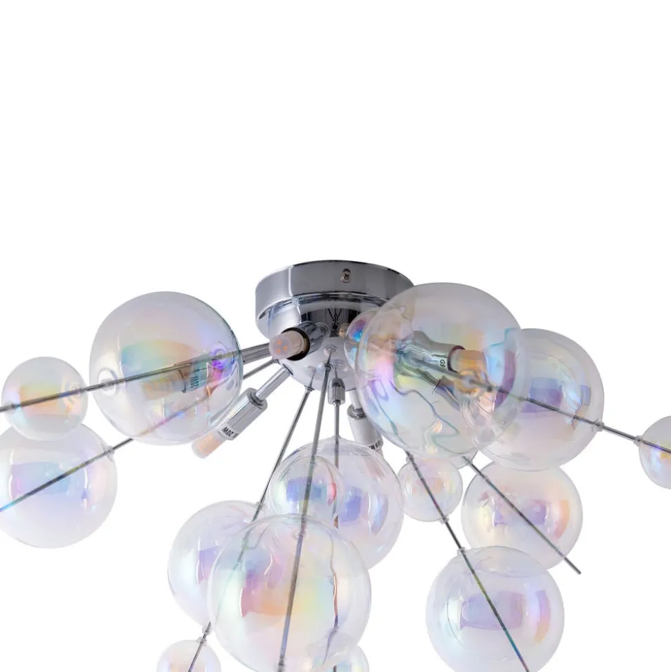 Plafondlamp Explosion van glas, 6-lamps