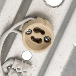 Plafondlamp Eye Tone, zwart/goud