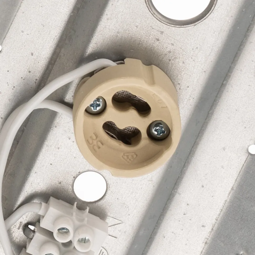 Plafondlamp Eye Tone, zwart/goud