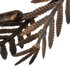 Plafondlamp Felce als varen in brons, 105 x 60 cm