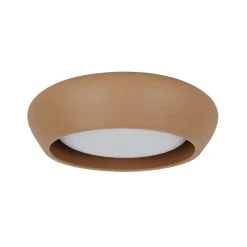 Plafondlamp Fjord, bruin, gips, Ø 28 cm, GX53