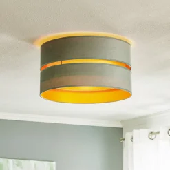 Plafondlamp Golden Duo Ø 40 cm mintgroen/goud