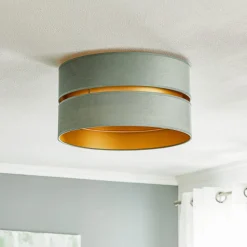 Plafondlamp Golden Duo Ø 40 cm mintgroen/goud