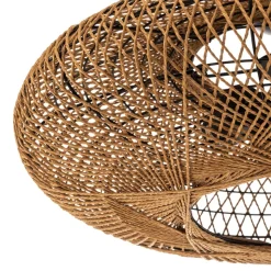 Plafondlamp Hedda van sisal en metaal