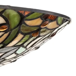 Plafondlamp Kami in Tiffany-stijl