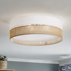 Plafondlamp Linobianco, Ø 45 cm