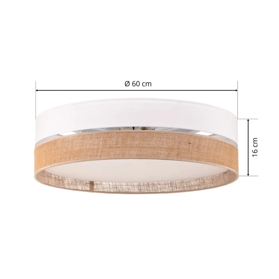 Plafondlamp Linobianco, Ø 60 cm