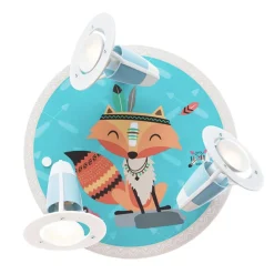 Plafondlamp Little Indians, Vos Filip, turquoise