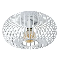 Plafondlamp Manuela, Ø 40 cm, wit