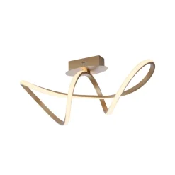 Plafondlamp Maria, dimbaar, messing