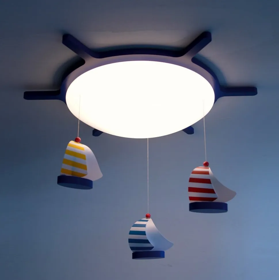 Plafondlamp met bootmotief SEGELBOOTE