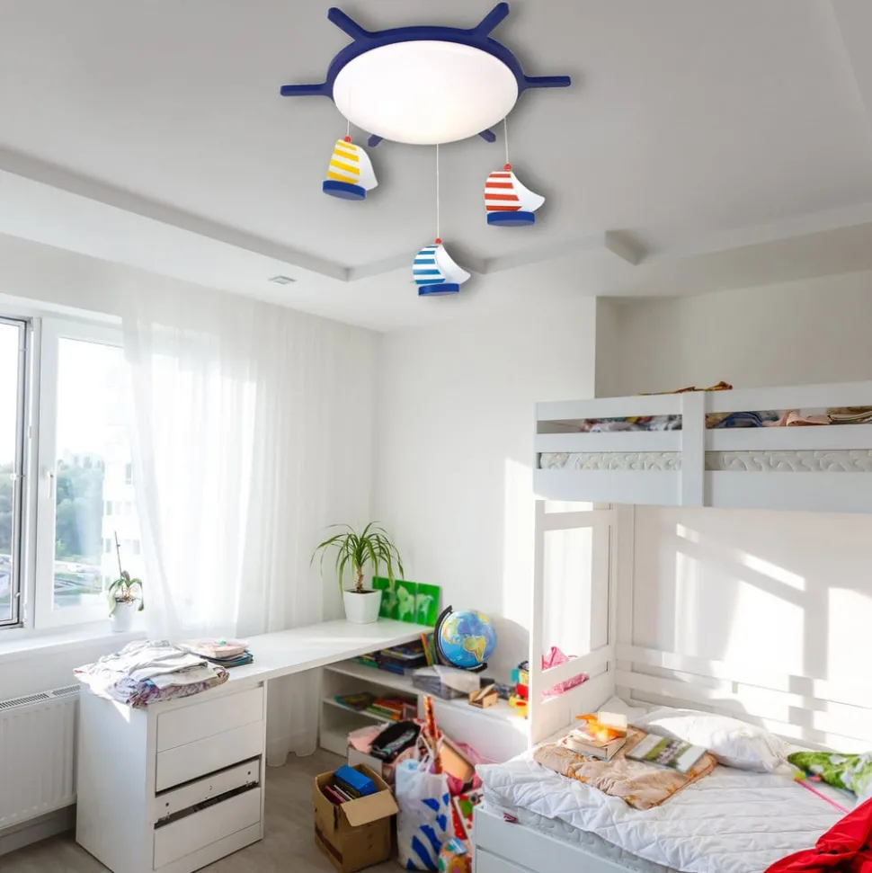 Plafondlamp met bootmotief SEGELBOOTE