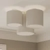 Plafondlamp Mona 3-lamps, wit