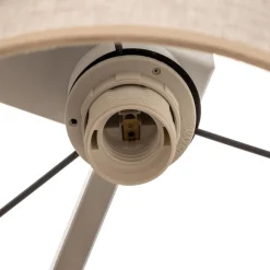 Plafondlamp Mona Nature, 4-lamps linnen naturel