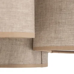 Plafondlamp Mona Nature, 4-lamps linnen naturel