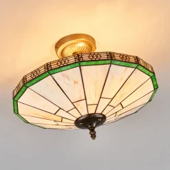 Plafondlamp New York in Tiffany-stijl