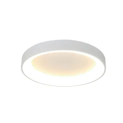 Plafondlamp Niseko II, CCT, afstandsbediening, Ø 38 cm, wit