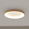 Plafondlamp Niseko II CCT afstandsbediening Ø50cm houtkleurig