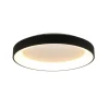 Plafondlamp Niseko II CCT afstandsbediening, Ø 65cm, zwart