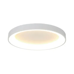 Plafondlamp Niseko II, CCT, afstandsbediening, Ø 65 cm, wit