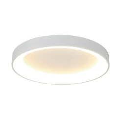 Plafondlamp Niseko II, CCT, afstandsbediening, Ø 50 cm, wit