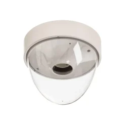 Plafondlamp Nook met heldere kap, wit