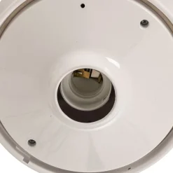 Plafondlamp Nook met heldere kap, wit