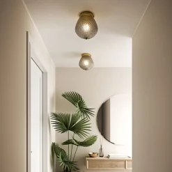 Plafondlamp Orbiform van glas