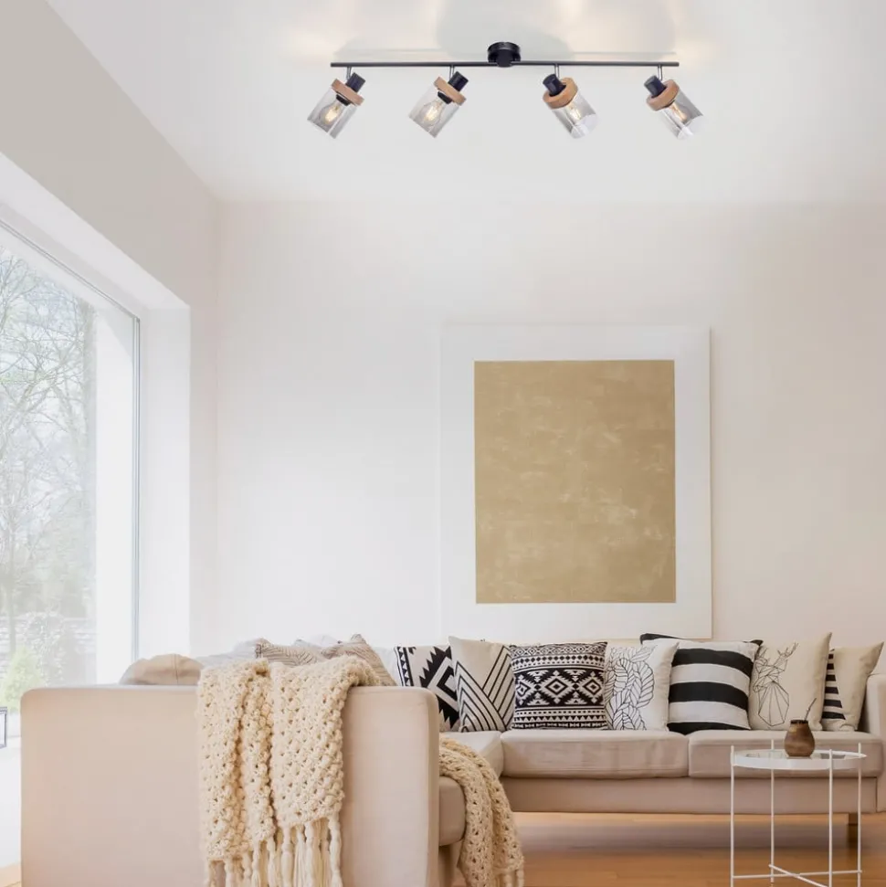 Plafondlamp Pasqual, 4-lamps