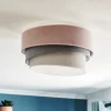 Plafondlamp Pastel Trio Ø 45 cm roze/grijs/lichtgrijs