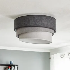 Plafondlamp Pastel Trio Ø 45 cm in 3 grijstinten