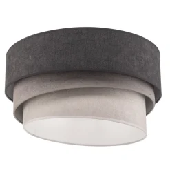 Plafondlamp Pastel Trio Ø 45 cm in 3 grijstinten