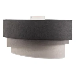 Plafondlamp Pastel Trio Ø 45 cm in 3 grijstinten