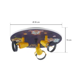 Plafondlamp Paw Patrol met drie spots